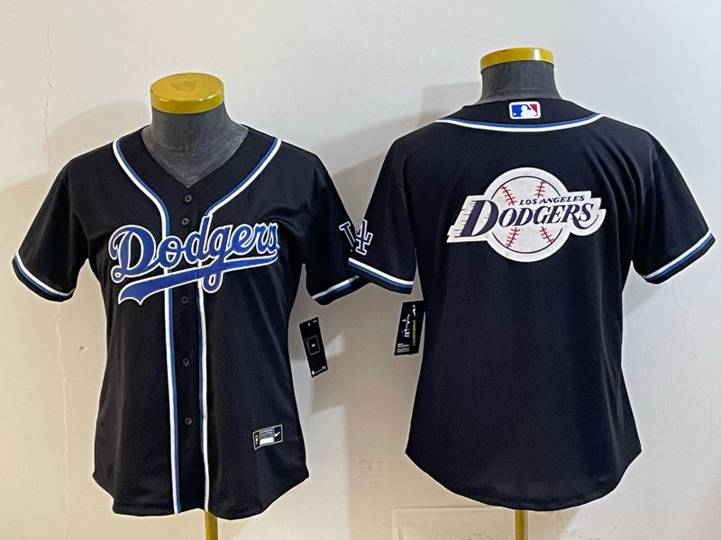 Youth 2026 Los Angeles Dodgers Blank Black Game Nike MLB Jersey style 0021->youth mlb jersey->Youth Jersey